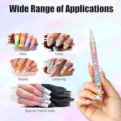 Premium Nail Art Pens Set of 12 Colors