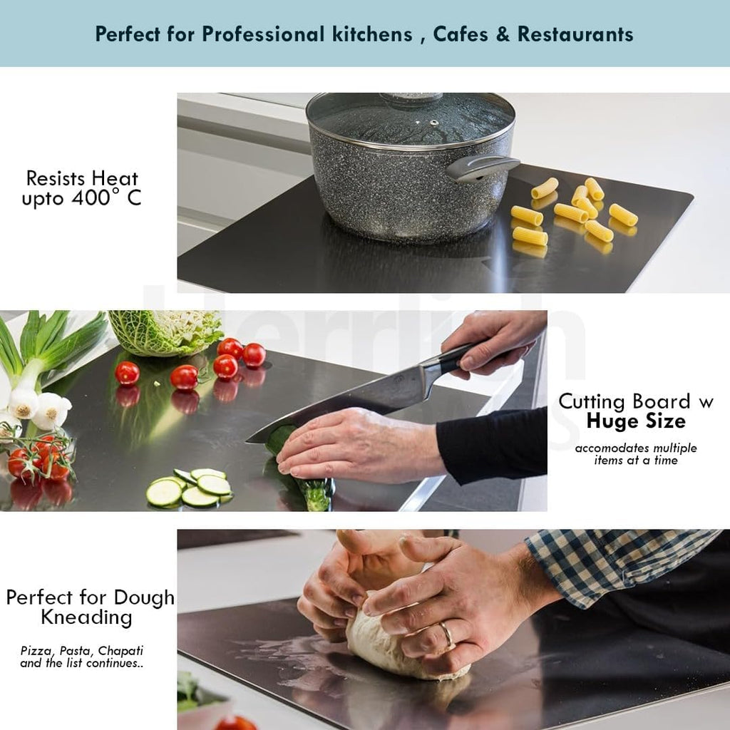 Premium Stainless Steel Kitchen Chopping Board