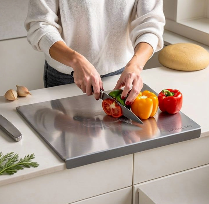 Premium Stainless Steel Kitchen Chopping Board