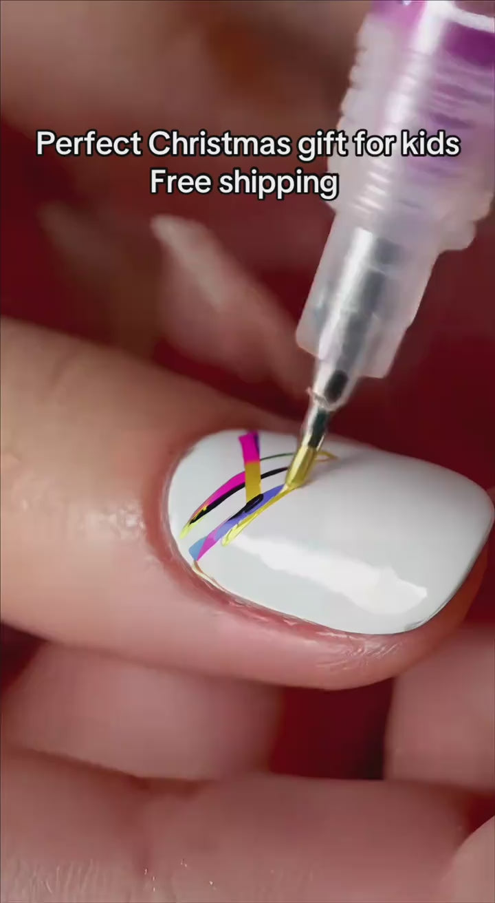 Premium Nail Art Pens Set of 12 Colors